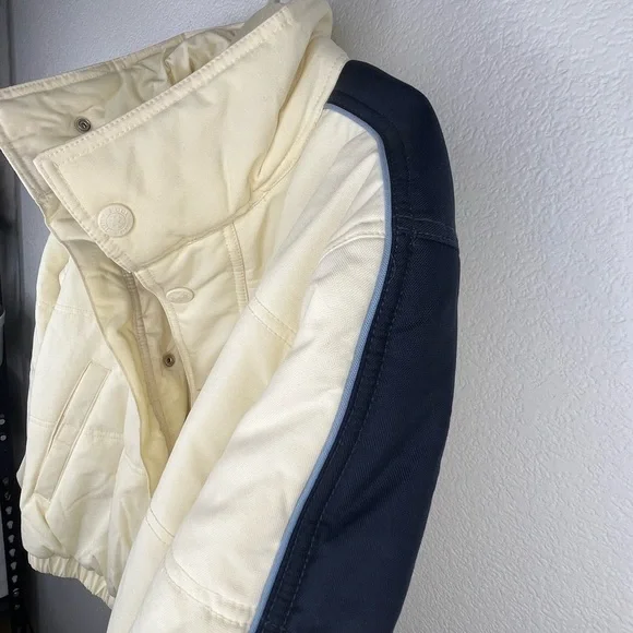 Kool! Italian Puffer Jacket White Milan Designer Winter Women’s Medium EUC - Picture 14 of 16